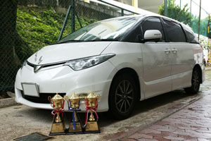 Toyota Estima winning the 3rd position in the Thailand Finals 2009